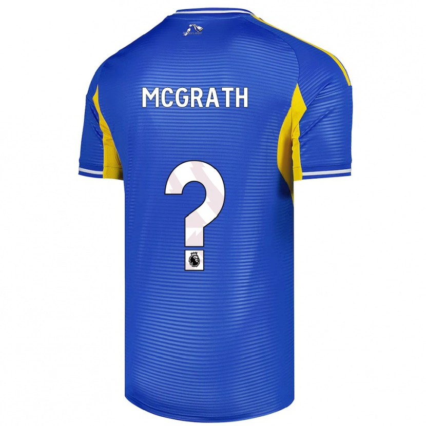 Danxen Mann Ronnie Mcgrath #0 Blå Gul Bortetrøye Drakt Trøye 2025/26 Skjorter T-Skjorte