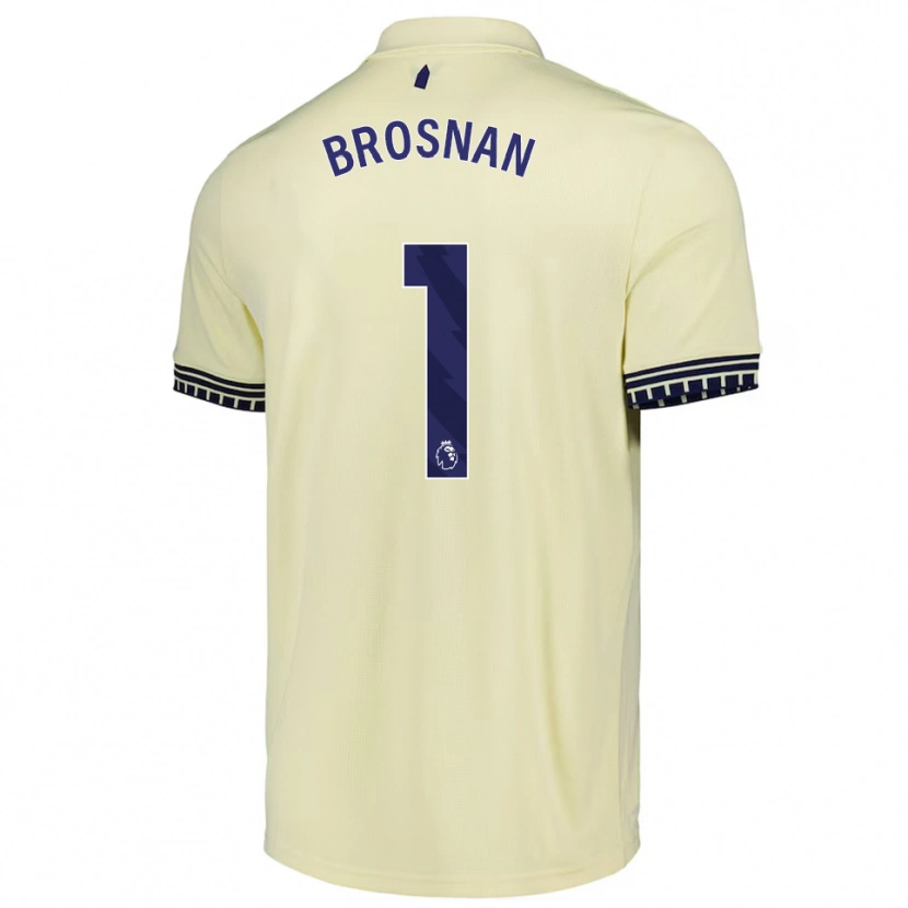 Danxen Mann Courtney Brosnan #1 Off White Svart Bortetrøye Drakt Trøye 2025/26 Skjorter T-Skjorte