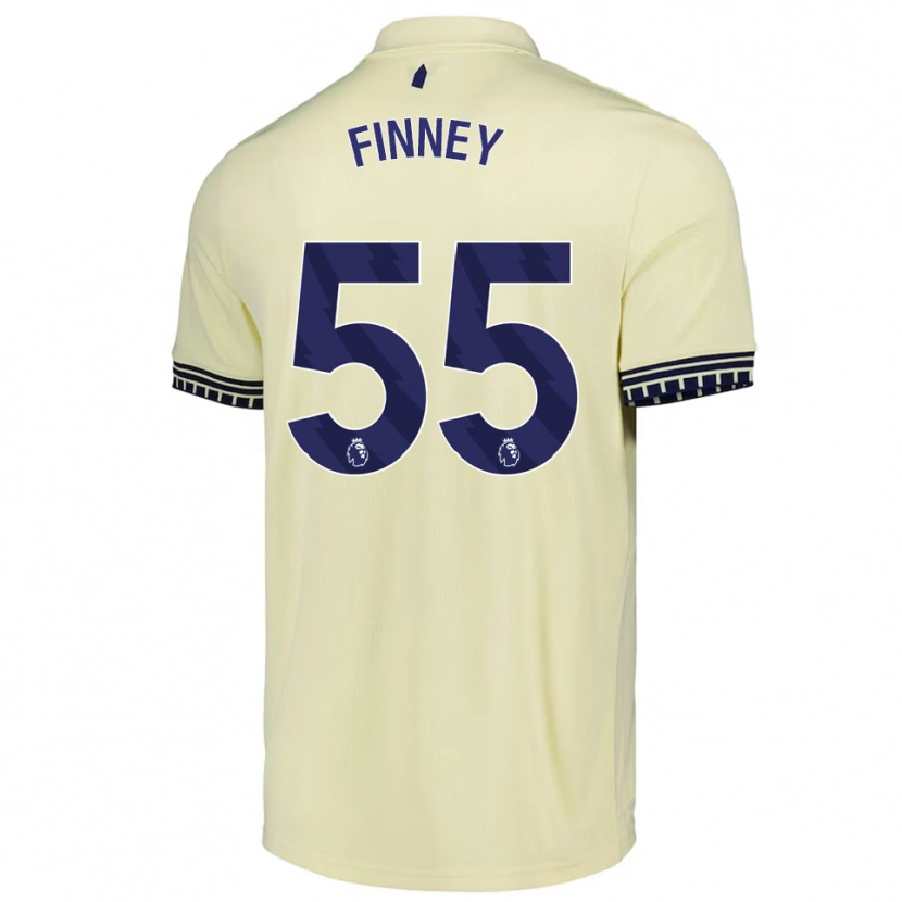 Danxen Mann George Finney #55 Off White Svart Bortetrøye Drakt Trøye 2025/26 Skjorter T-Skjorte