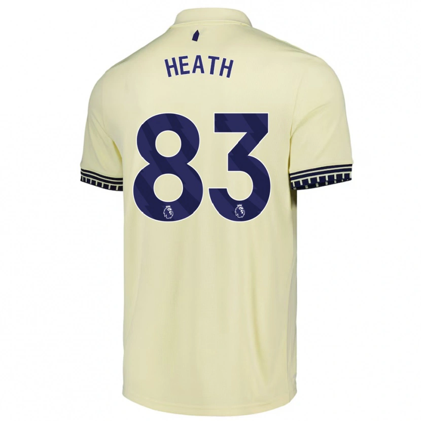 Danxen Mann Isaac Heath #83 Off White Svart Bortetrøye Drakt Trøye 2025/26 Skjorter T-Skjorte