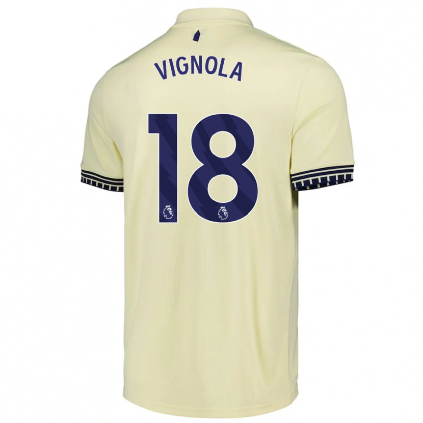 Danxen Mann Ornella Vignola #18 Off White Svart Bortetrøye Drakt Trøye 2025/26 Skjorter T-Skjorte