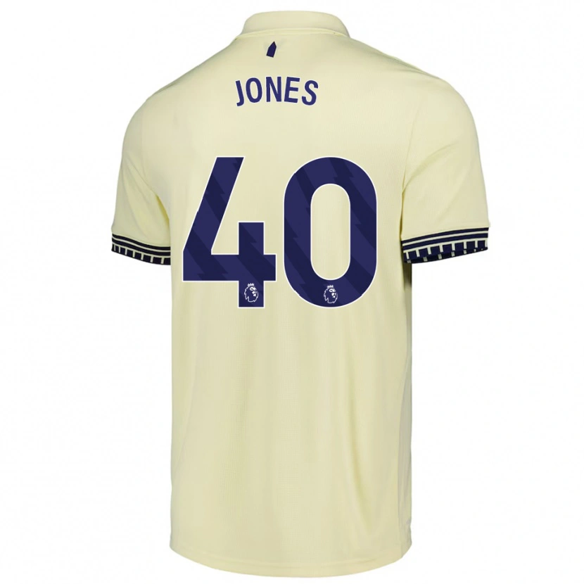 Danxen Mann Ellie Jones #40 Off White Svart Bortetrøye Drakt Trøye 2025/26 Skjorter T-Skjorte