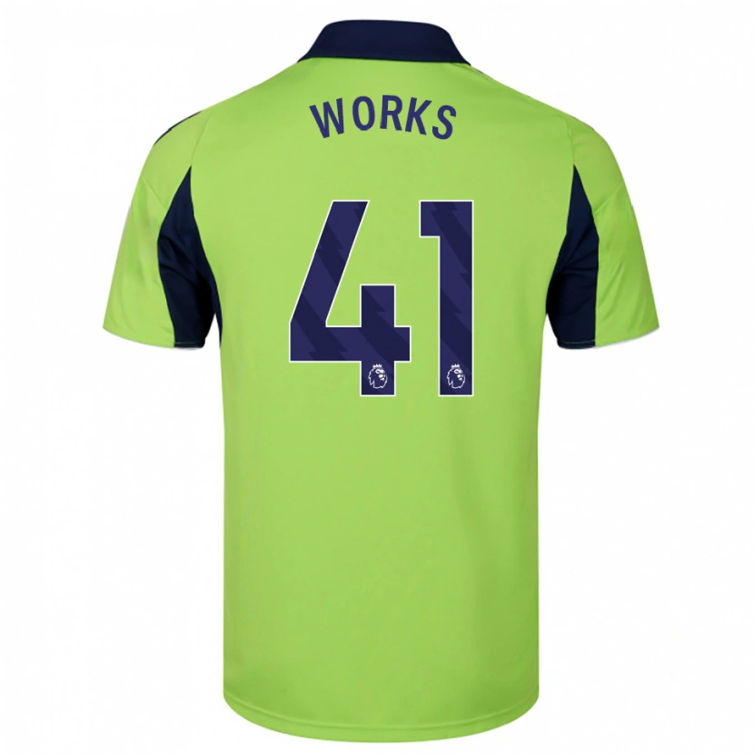 Danxen Mann Terrell Works #41 Grønn Marineblå Hvit Bortetrøye Drakt Trøye 2025/26 Skjorter T-Skjorte