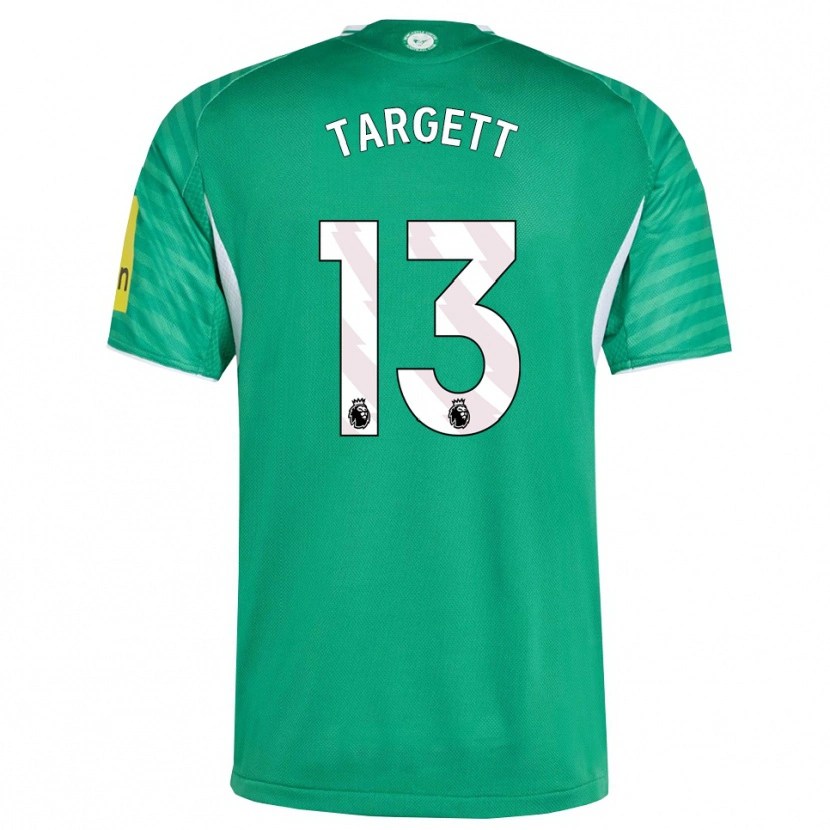 Danxen Mann Matt Targett #13 Grønn Hvit Bortetrøye Drakt Trøye 2025/26 Skjorter T-Skjorte
