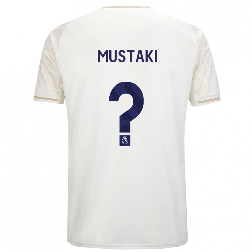 Danxen Mann Chloe Mustaki #0 Off White Svart Bortetrøye Drakt Trøye 2025/26 Skjorter T-Skjorte