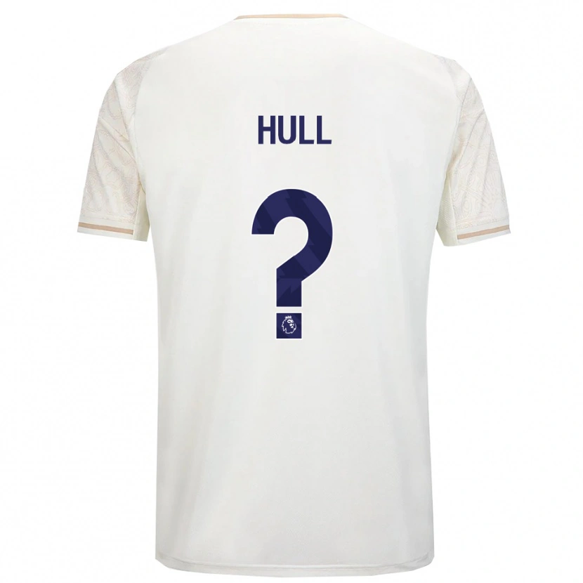Danxen Mann Ethan Hull #0 Off White Svart Bortetrøye Drakt Trøye 2025/26 Skjorter T-Skjorte