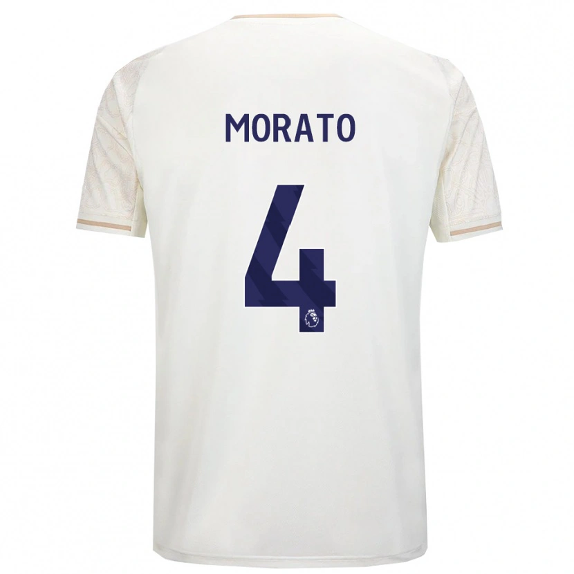 Danxen Mann Morato #4 Off White Svart Bortetrøye Drakt Trøye 2025/26 Skjorter T-Skjorte