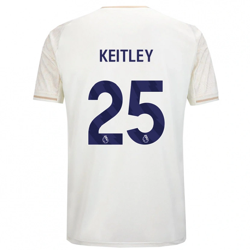 Danxen Mann Alice Keitley #25 Off White Svart Bortetrøye Drakt Trøye 2025/26 Skjorter T-Skjorte