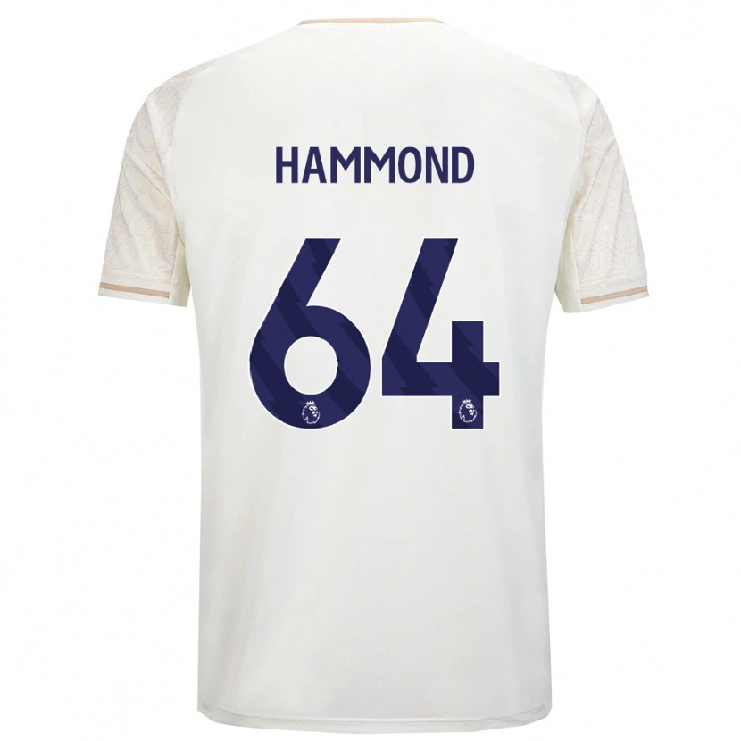 Danxen Mann Ben Hammond #64 Off White Svart Bortetrøye Drakt Trøye 2025/26 Skjorter T-Skjorte