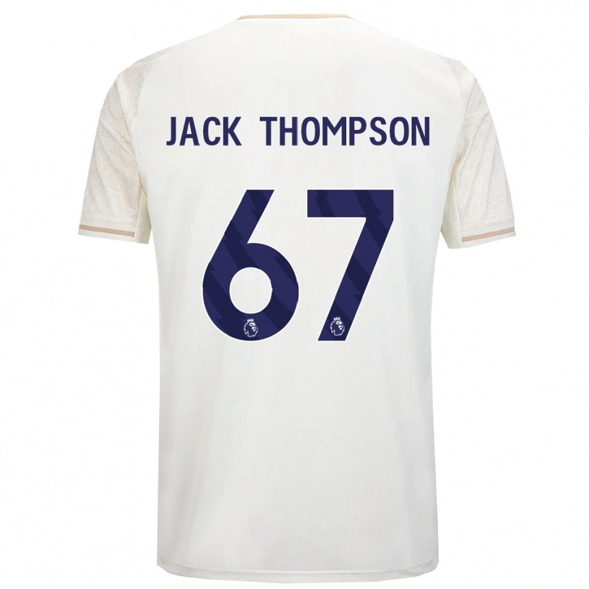 Danxen Mann Jack Thompson #67 Off White Svart Bortetrøye Drakt Trøye 2025/26 Skjorter T-Skjorte
