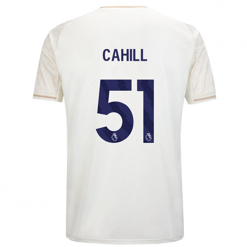 Danxen Mann Shae Cahill #51 Off White Svart Bortetrøye Drakt Trøye 2025/26 Skjorter T-Skjorte