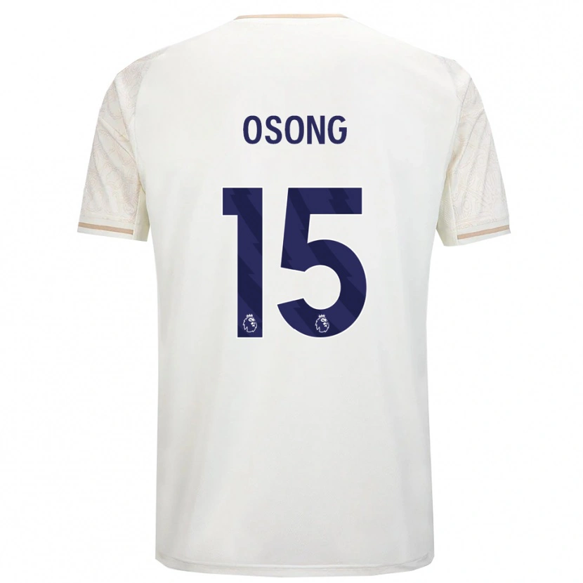 Danxen Mann Detlef Esapa Osong #15 Off White Svart Bortetrøye Drakt Trøye 2025/26 Skjorter T-Skjorte