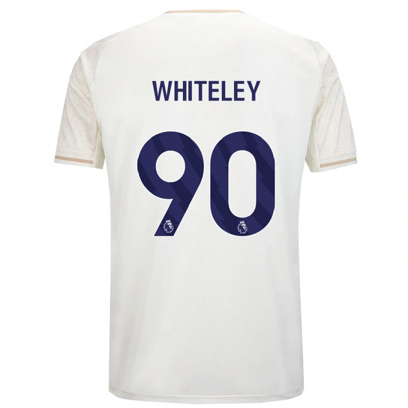 Danxen Mann Jonathan Whiteley #90 Off White Svart Bortetrøye Drakt Trøye 2025/26 Skjorter T-Skjorte
