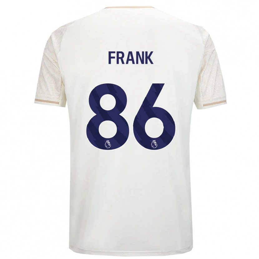 Danxen Mann Frank Djamna #86 Off White Svart Bortetrøye Drakt Trøye 2025/26 Skjorter T-Skjorte