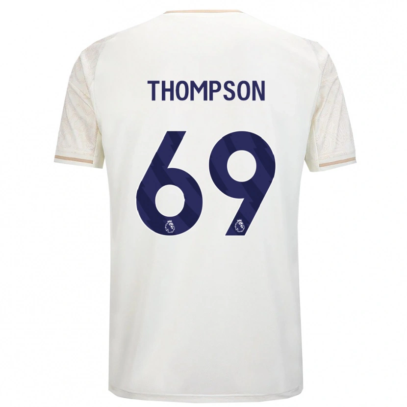 Danxen Mann Kalum Thompson #69 Off White Svart Bortetrøye Drakt Trøye 2025/26 Skjorter T-Skjorte