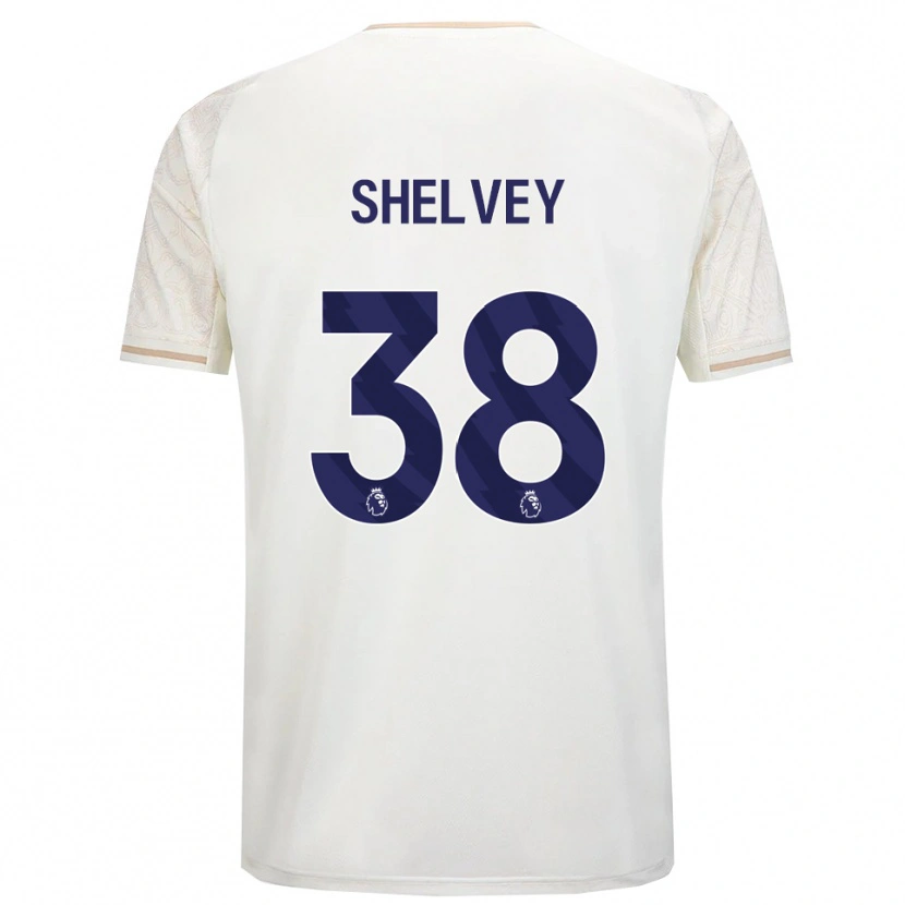 Danxen Mann George Shelvey #38 Off White Svart Bortetrøye Drakt Trøye 2025/26 Skjorter T-Skjorte