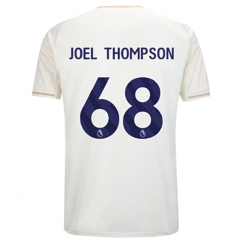 Danxen Mann Joel Thompson #68 Off White Svart Bortetrøye Drakt Trøye 2025/26 Skjorter T-Skjorte
