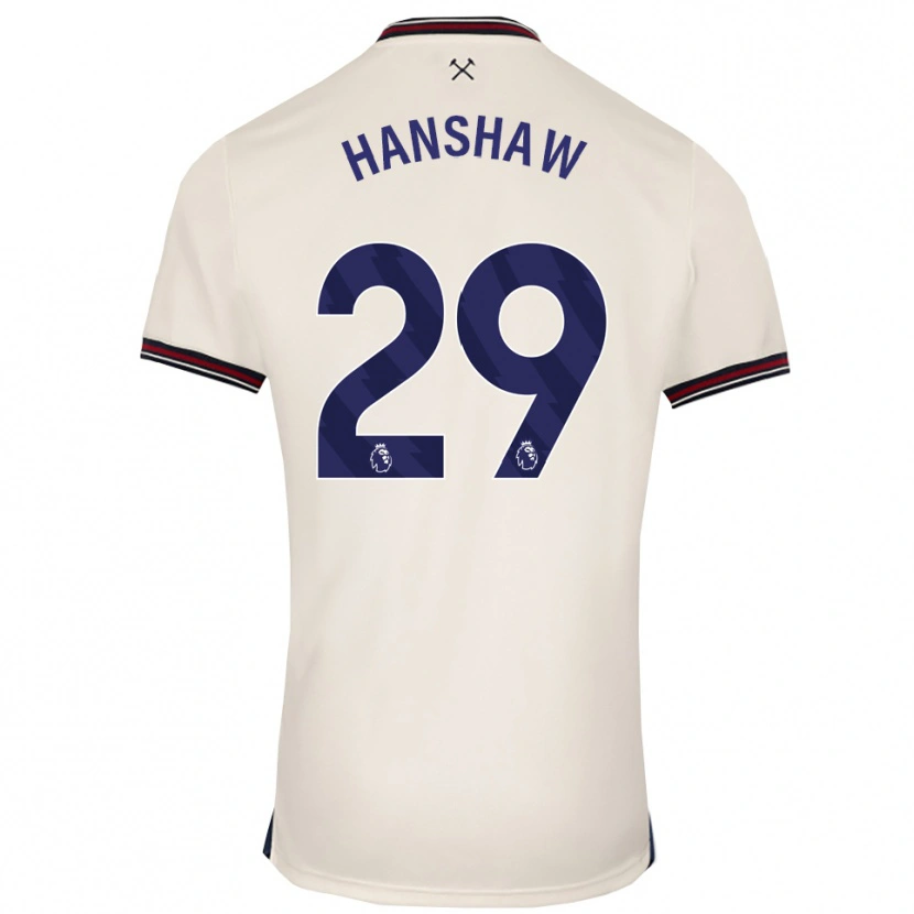 Danxen Mann Verena Hanshaw #29 Off White Bortetrøye Drakt Trøye 2025/26 Skjorter T-Skjorte
