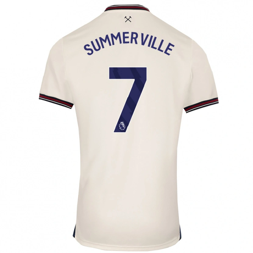 Danxen Mann Crysencio Summerville #7 Off White Bortetrøye Drakt Trøye 2025/26 Skjorter T-Skjorte