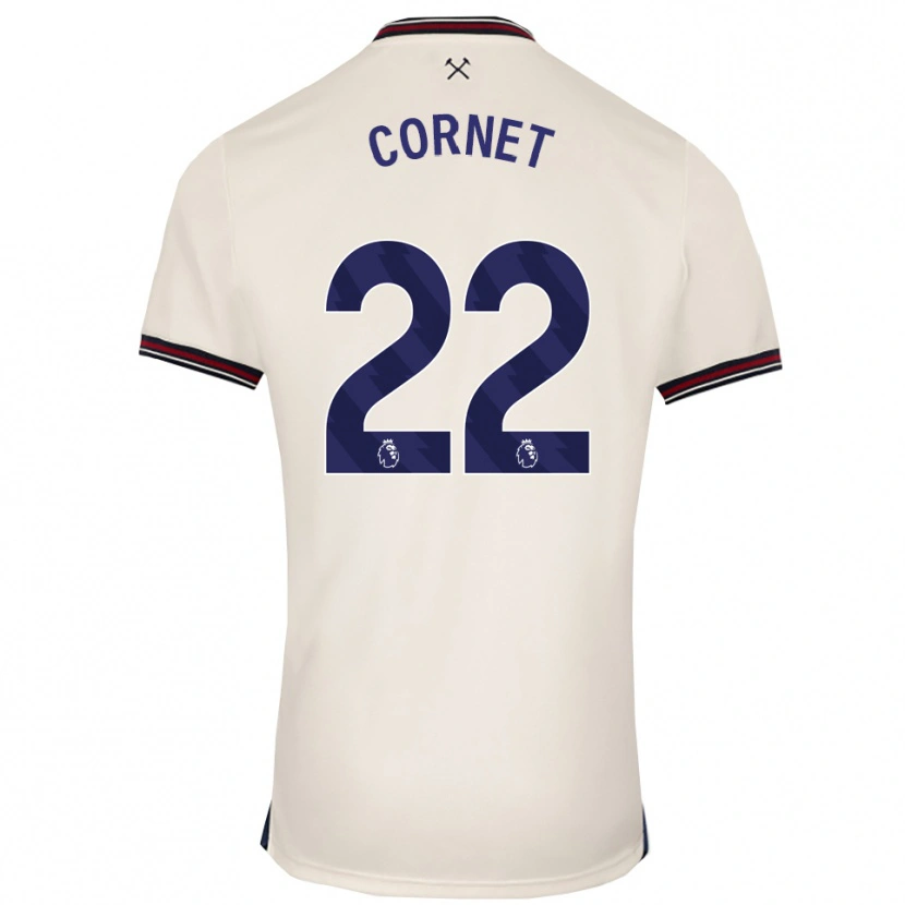 Danxen Mann Maxwel Cornet #22 Off White Bortetrøye Drakt Trøye 2025/26 Skjorter T-Skjorte