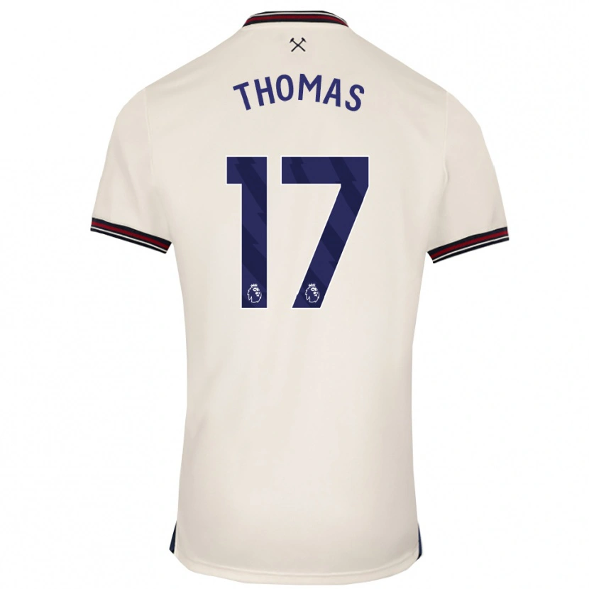 Danxen Mann Isaac Thomas #17 Off White Bortetrøye Drakt Trøye 2025/26 Skjorter T-Skjorte