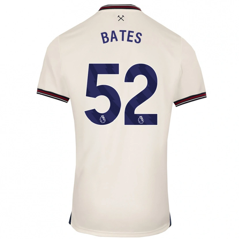 Danxen Mann Billy Bates #52 Off White Bortetrøye Drakt Trøye 2025/26 Skjorter T-Skjorte