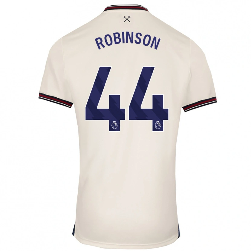 Danxen Mann Junior Robinson #44 Off White Bortetrøye Drakt Trøye 2025/26 Skjorter T-Skjorte