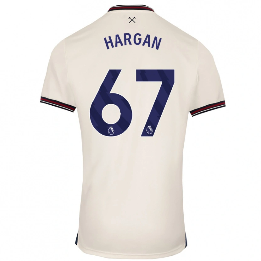 Danxen Mann Riley Hargan #67 Off White Bortetrøye Drakt Trøye 2025/26 Skjorter T-Skjorte