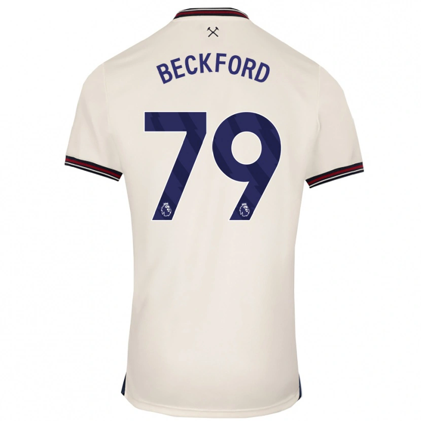 Danxen Mann Lewis Beckford #79 Off White Bortetrøye Drakt Trøye 2025/26 Skjorter T-Skjorte