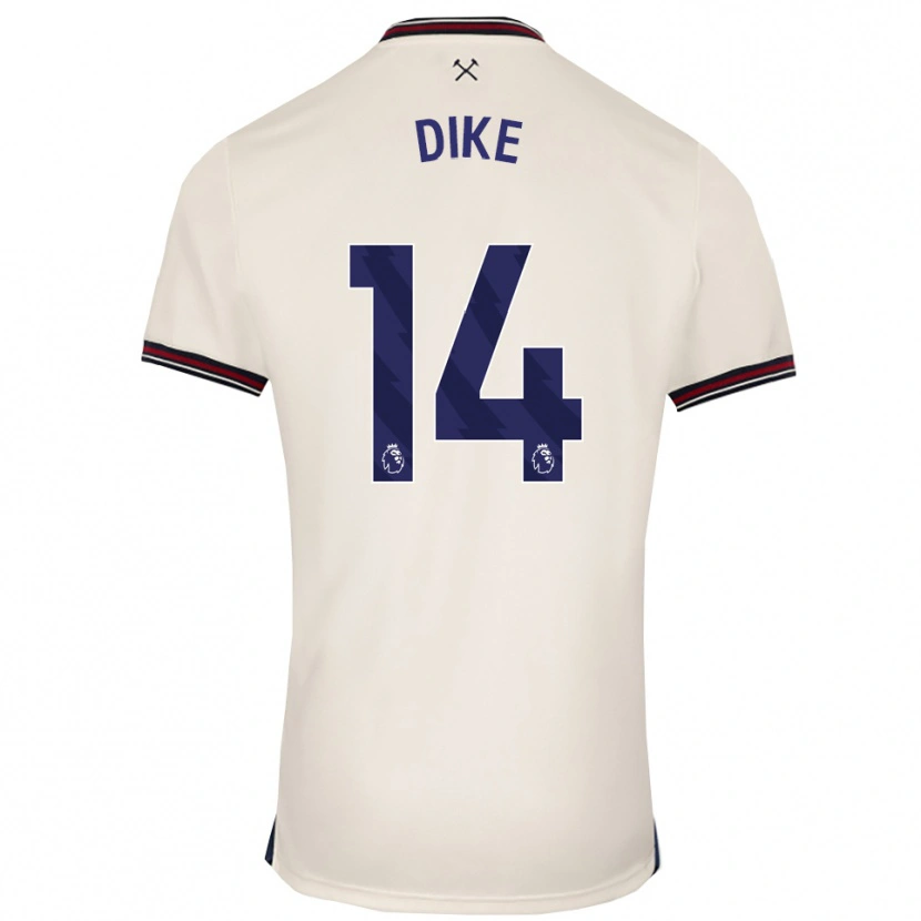 Danxen Mann Lewis Dike #14 Off White Bortetrøye Drakt Trøye 2025/26 Skjorter T-Skjorte