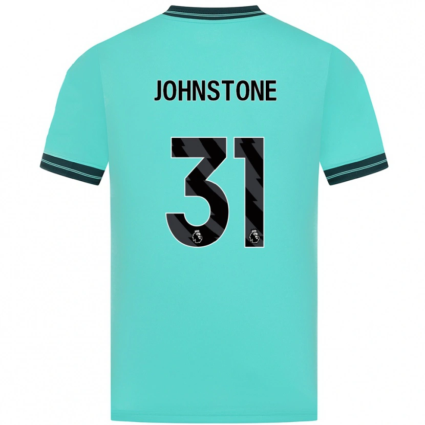 Danxen Mann Sam Johnstone #31 Himmelsblå Grønn Bortetrøye Drakt Trøye 2025/26 Skjorter T-Skjorte