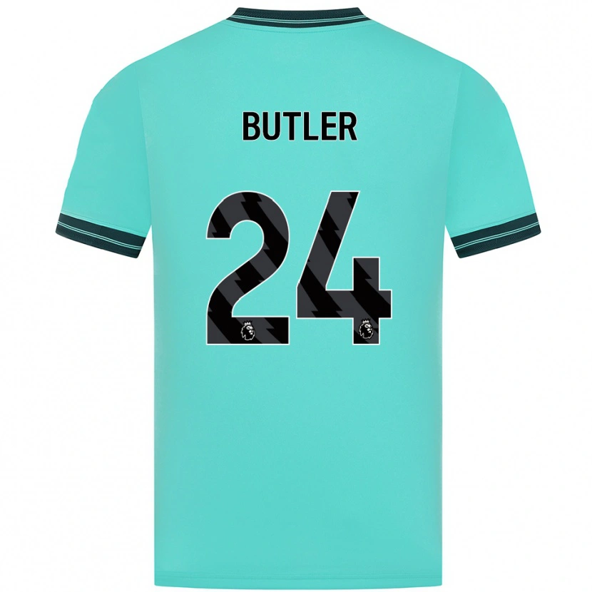 Danxen Mann Elli Butler #24 Himmelsblå Grønn Bortetrøye Drakt Trøye 2025/26 Skjorter T-Skjorte