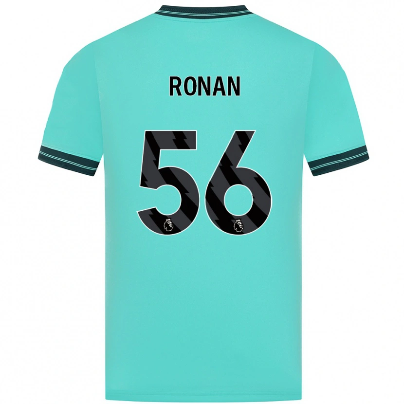 Danxen Mann Connor Ronan #56 Himmelsblå Grønn Bortetrøye Drakt Trøye 2025/26 Skjorter T-Skjorte