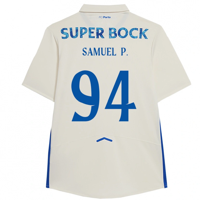 Danxen Mann Samuel #94 Hvit Blå Tredje Sett Drakt Trøye 2025/26 Skjorter T-Skjorte