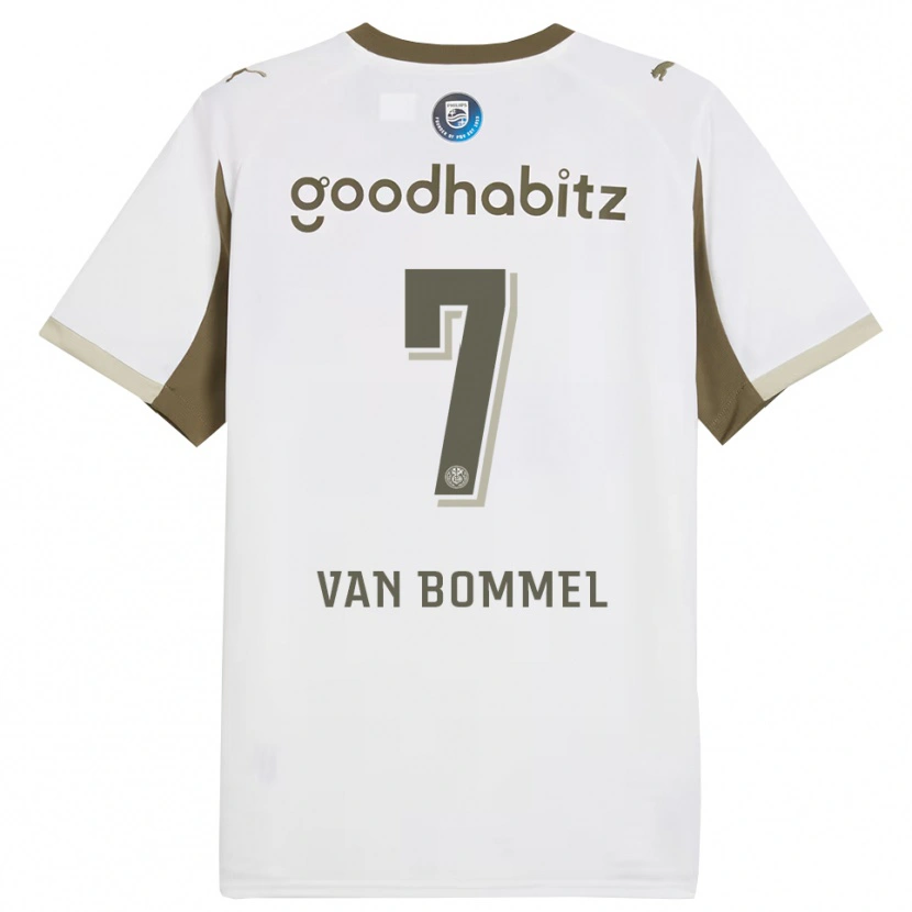 Danxen Mann Ruben Van Bommel #7 Hvit Grå Tredje Sett Drakt Trøye 2025/26 Skjorter T-Skjorte