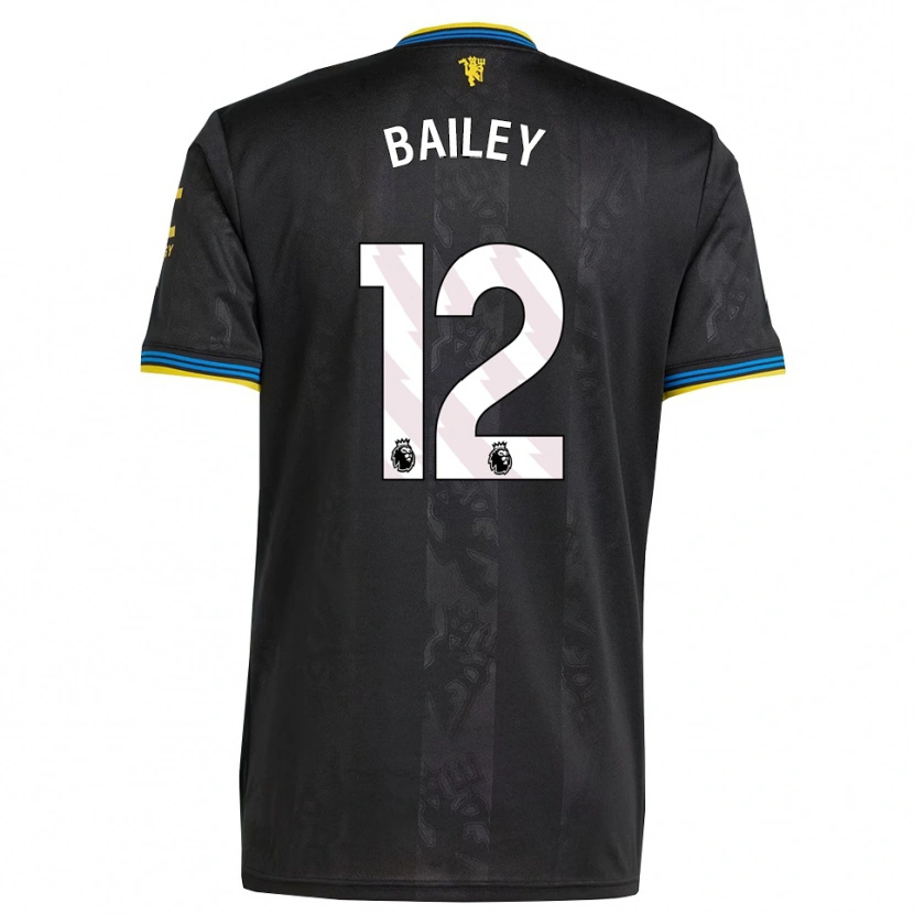 Danxen Mann James Bailey #12 Svart Gul Blå Tredje Sett Drakt Trøye 2025/26 Skjorter T-Skjorte
