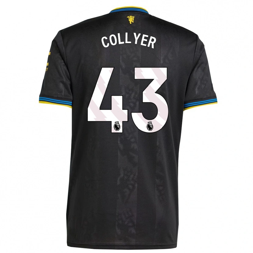 Danxen Mann Toby Collyer #43 Svart Gul Blå Tredje Sett Drakt Trøye 2025/26 Skjorter T-Skjorte