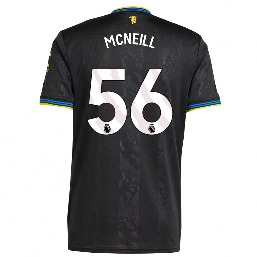 Danxen Mann Charlie Mcneill #56 Svart Gul Blå Tredje Sett Drakt Trøye 2025/26 Skjorter T-Skjorte