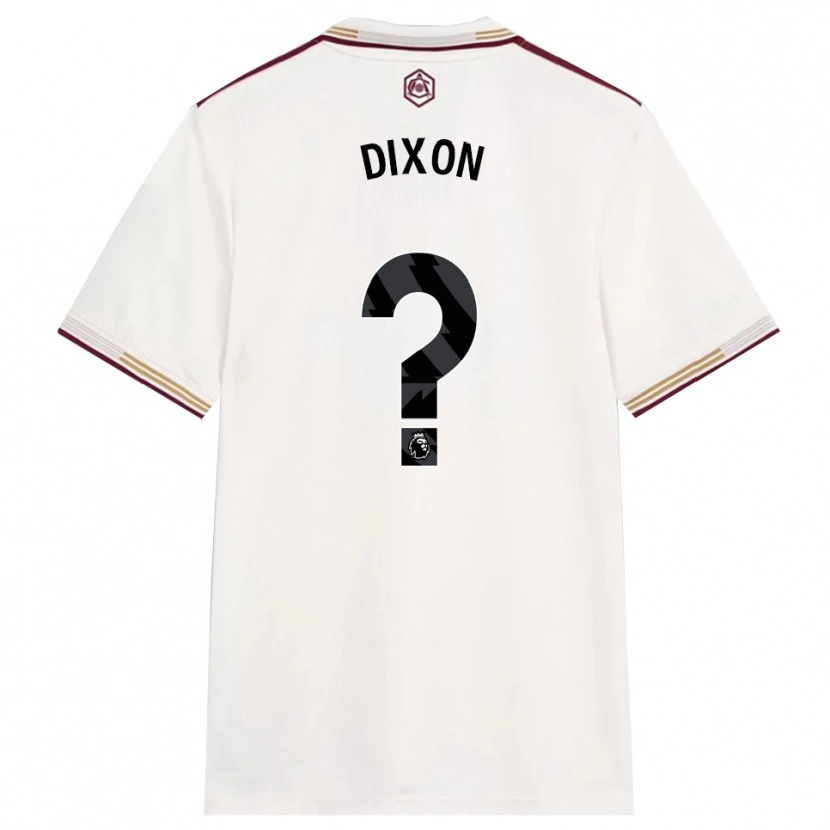 Danxen Mann Danny Dixon #0 Off White Burgunder Tredje Sett Drakt Trøye 2025/26 Skjorter T-Skjorte