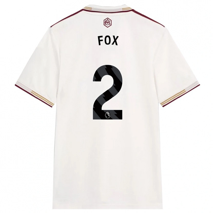 Danxen Mann Emily Fox #2 Off White Burgunder Tredje Sett Drakt Trøye 2025/26 Skjorter T-Skjorte