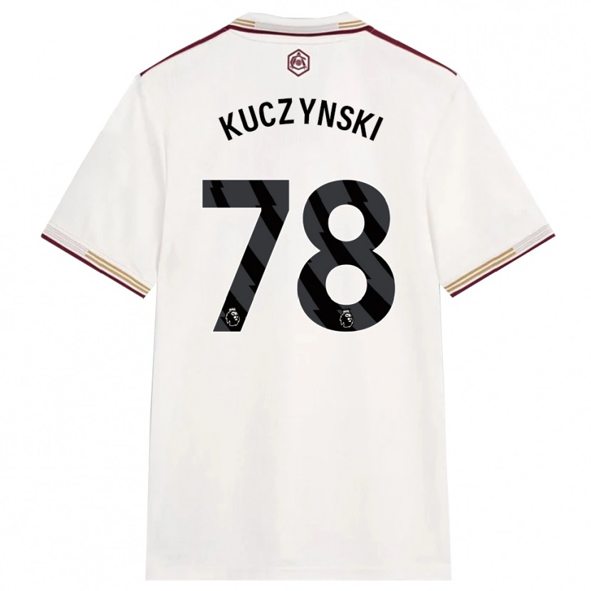 Danxen Mann Max Kuczynski #78 Off White Burgunder Tredje Sett Drakt Trøye 2025/26 Skjorter T-Skjorte