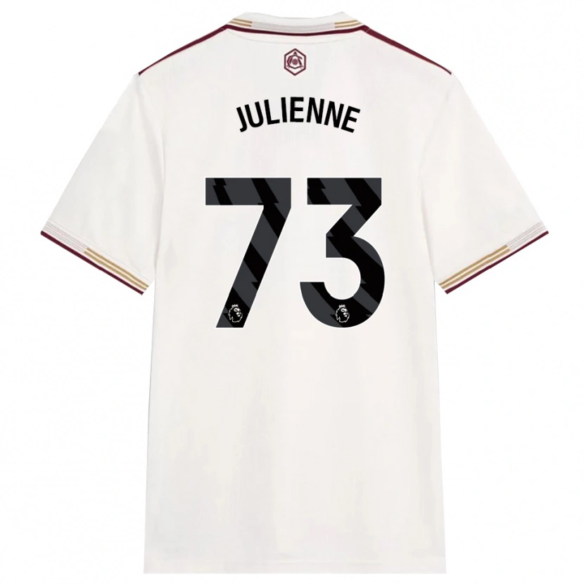 Danxen Mann Theo Julienne #73 Off White Burgunder Tredje Sett Drakt Trøye 2025/26 Skjorter T-Skjorte
