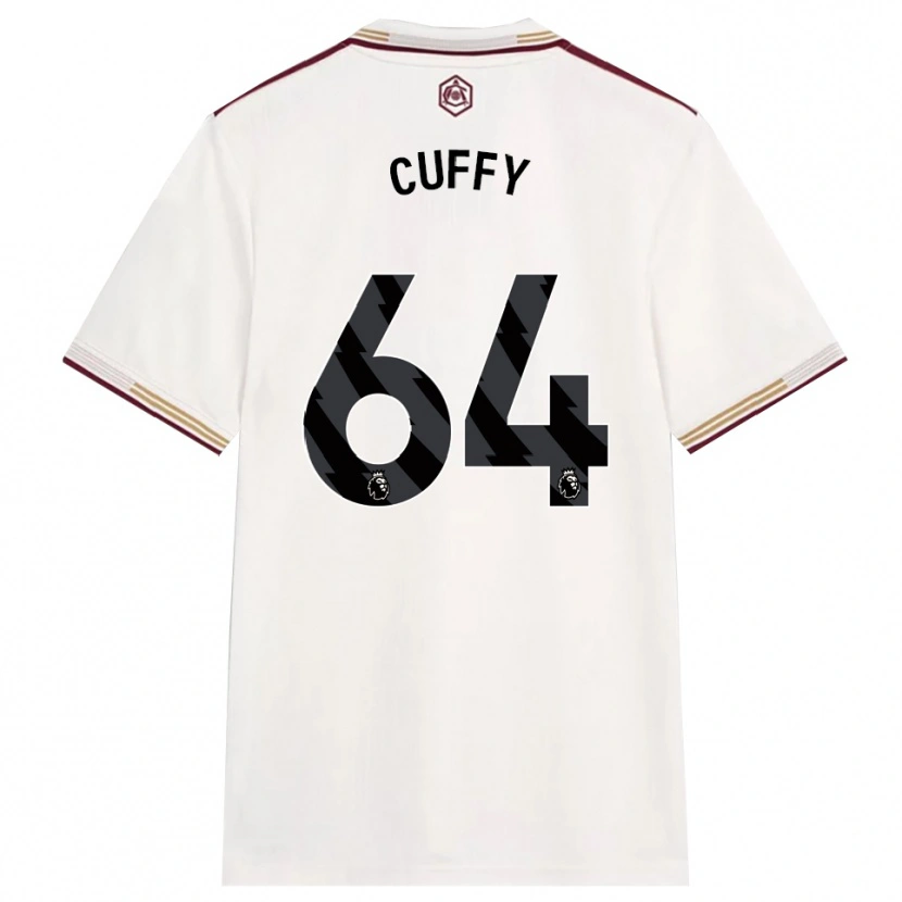 Danxen Mann Brooke Norton Cuffy #64 Off White Burgunder Tredje Sett Drakt Trøye 2025/26 Skjorter T-Skjorte