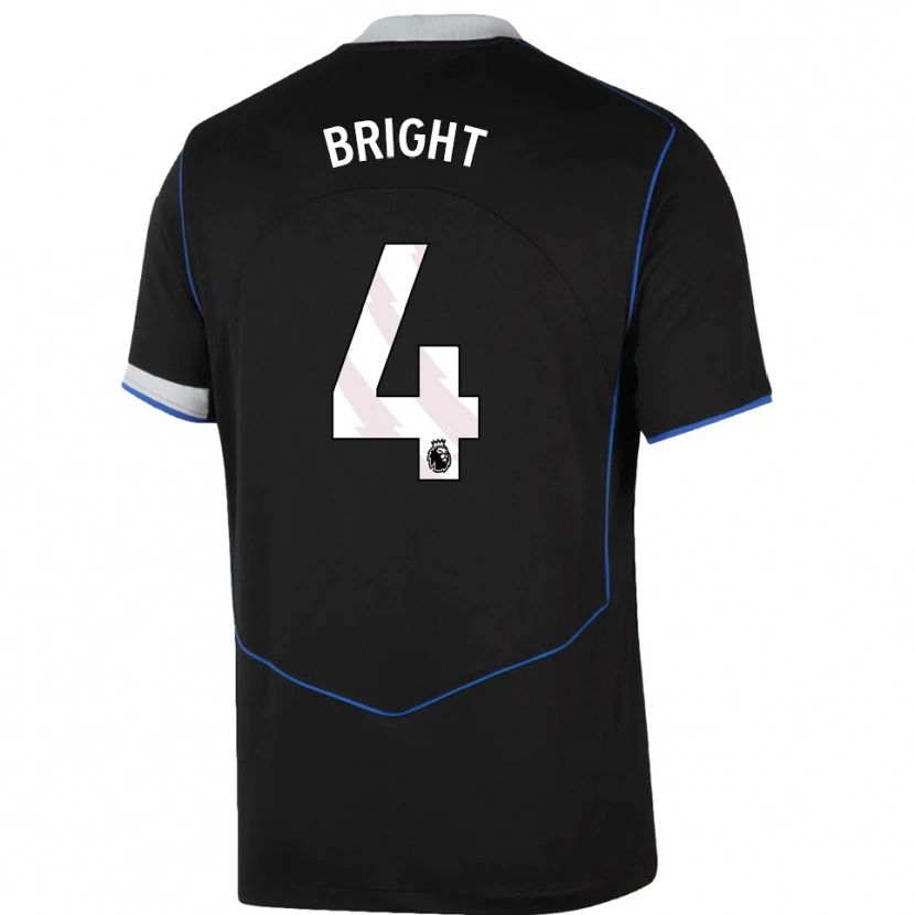 Danxen Mann Millie Bright #4 Svart Blå Sølv Tredje Sett Drakt Trøye 2025/26 Skjorter T-Skjorte