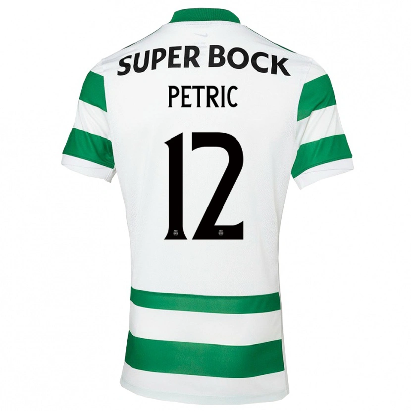 Danxen Dame Luka Petric #12 Grønn Hvit Hjemmetrøye Drakt Trøye 2025/26 Skjorter T-Skjorte