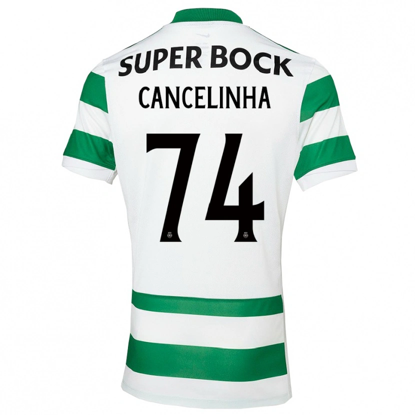 Danxen Dame Érica Cancelinha #74 Grønn Hvit Hjemmetrøye Drakt Trøye 2025/26 Skjorter T-Skjorte