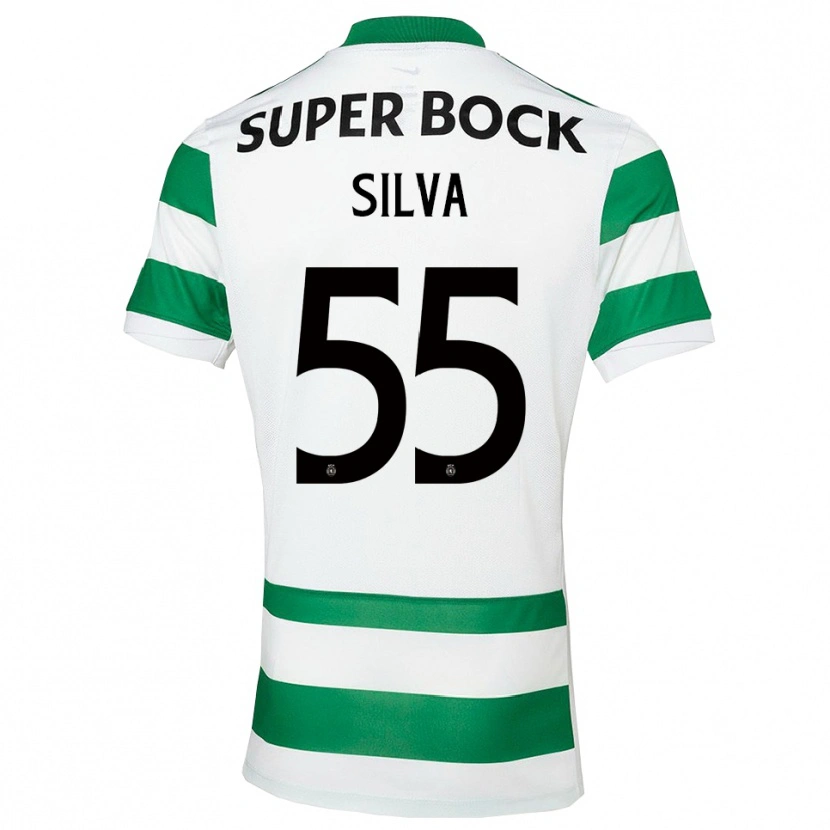 Danxen Dame José Silva #55 Grønn Hvit Hjemmetrøye Drakt Trøye 2025/26 Skjorter T-Skjorte