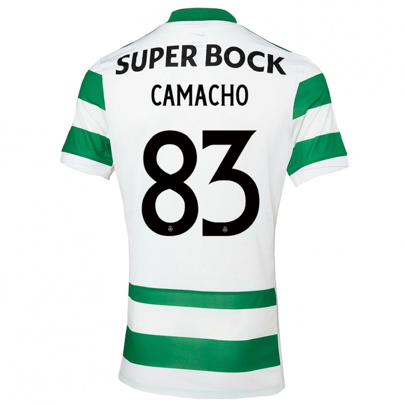 Danxen Dame Rafael Camacho #83 Grønn Hvit Hjemmetrøye Drakt Trøye 2025/26 Skjorter T-Skjorte