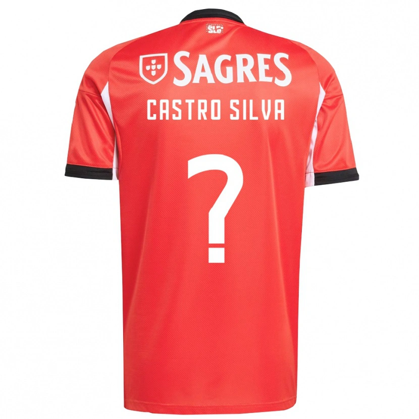 Danxen Dame Guilherme Castro Silva #0 Rød Hvit Hjemmetrøye Drakt Trøye 2025/26 Skjorter T-Skjorte