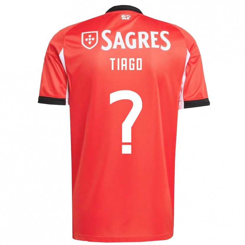 Danxen Dame Tiago Ferreira #0 Rød Hvit Hjemmetrøye Drakt Trøye 2025/26 Skjorter T-Skjorte